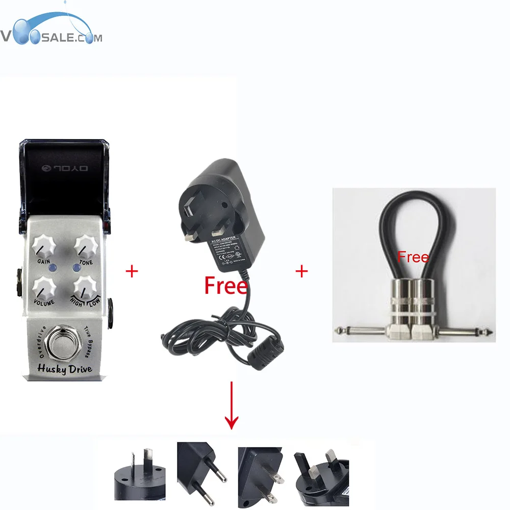 JOYO JF-314 Husky Drive Mini Effects Guitar Pedal JF314 True Bypass Guitar Accessories Mini Design and Guitar Cable Connector
JOYO JF-314 Husky Drive Mini Effects Guitar Pedal JF314 True Bypass Guitar Accessories Mini Design and Guitar Cable Connector