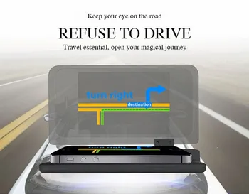 Brand New Universal HUD Head Up Display Car Holder Stand GPS Smartphone Navigation Projector Reflection Board Panel Speed Warn
Brand New Universal HUD Head Up Display Car Holder Stand GPS Smartphone Navigation Projector Reflection Board Panel Speed Warn