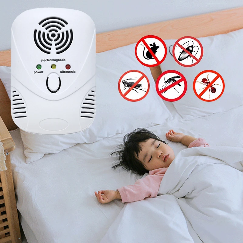 Electronic Pest Control Ultrasonic Pest Repeller for Home Against Mosquito Repellent Killer Rodent Bug Rejecting Mole EU /US/UK
Electronic Pest Control Ultrasonic Pest Repeller for Home Against Mosquito Repellent Killer Rodent Bug Rejecting Mole EU /US/UK