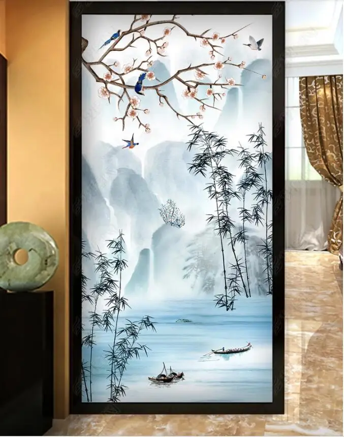 3d photo wallpaper custom mural Chinese ink landscape painting flowers and birds porch 3d wall murals wallpaper for walls 3 d
3d photo wallpaper custom mural Chinese ink landscape painting flowers and birds porch 3d wall murals wallpaper for walls 3 d