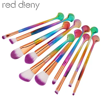 10PCs/Set Shell Makeup Brushes Set Pro Foundation Eyeshadow Eyeliner Blush Blending Contour Cosmetics Make Up Brushes Tools Kit
10PCs/Set Shell Makeup Brushes Set Pro Foundation Eyeshadow Eyeliner Blush Blending Contour Cosmetics Make Up Brushes Tools Kit