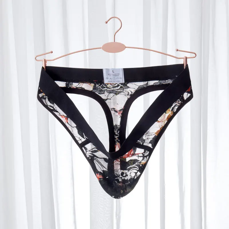 Sexy Men G-string Thong Gay Underwear Transparent Lace T-panties Man Floral Low Waist U Pouch Lingerie Cueca calzoncillo M-XXL
Sexy Men G-string Thong Gay Underwear Transparent Lace T-panties Man Floral Low Waist U Pouch Lingerie Cueca calzoncillo M-XXL