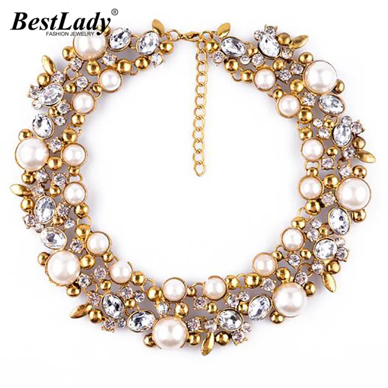 Best lady New Good Quality za Brand Simulated Pearl Statement Luxury Vintage Necklace Women Collar Choker Jewlry Gifts 9593
Best lady New Good Quality za Brand Simulated Pearl Statement Luxury Vintage Necklace Women Collar Choker Jewlry Gifts 9593