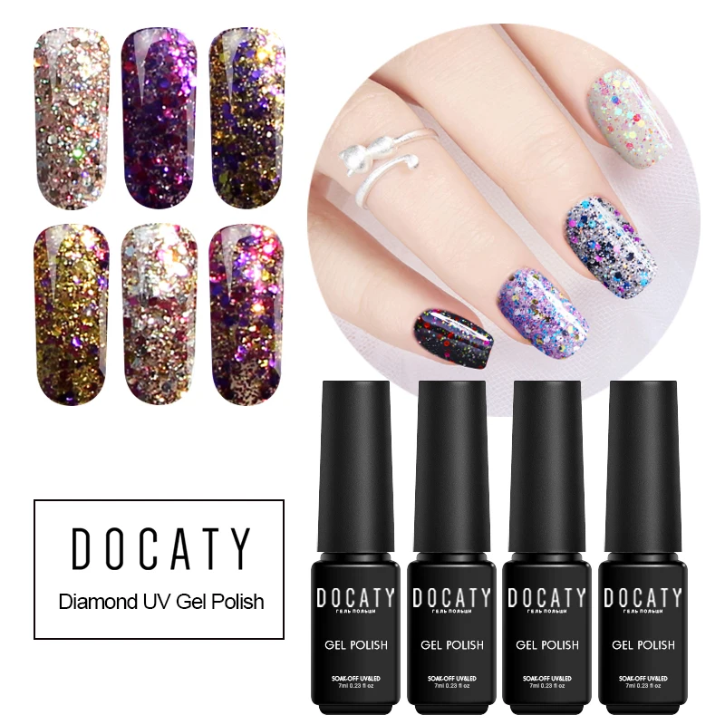 Docaty Gel Varnishes Diamond Poly Gel Nail Set Dry Paint Uv and Led Semi Permanent Primer Nail 20 Colors Nail Glitter Enamels
Docaty Gel Varnishes Diamond Poly Gel Nail Set Dry Paint Uv and Led Semi Permanent Primer Nail 20 Colors Nail Glitter Enamels