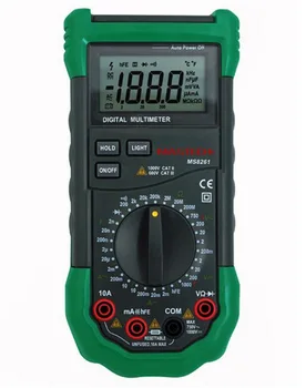 Mastech MS8261 3 1/2 Digital Multimeter AC DC Electrical Capacitance Resistance Transistor Tester Meter
Mastech MS8261 3 1/2 Digital Multimeter AC DC Electrical Capacitance Resistance Transistor Tester Meter