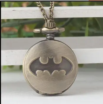 BM New Fashion Batman Black Dial Movie Quartz Pocket Watch Analog Pendant Necklace Men Women Watches Chain Gift watches
BM New Fashion Batman Black Dial Movie Quartz Pocket Watch Analog Pendant Necklace Men Women Watches Chain Gift watches