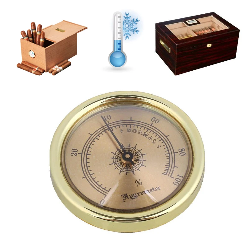 Portable Mini Precision Cigarette Hygrometer Accurate Mechanical Humidor Round Hygrometers Humidity Detector Cigar Accessories
Portable Mini Precision Cigarette Hygrometer Accurate Mechanical Humidor Round Hygrometers Humidity Detector Cigar Accessories