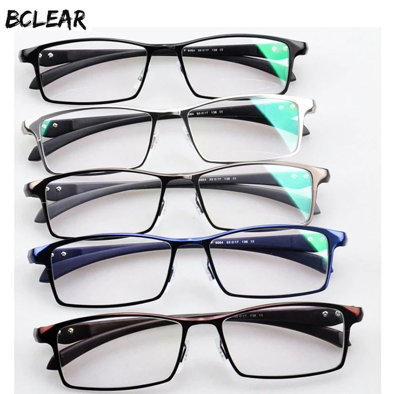 BCLEAR Men Titanium Alloy Eyeglasses Frame Eyewear Flexible Temples Legs IP Electroplating Alloy Material,Full Rim and Half Rim
BCLEAR Men Titanium Alloy Eyeglasses Frame Eyewear Flexible Temples Legs IP Electroplating Alloy Material,Full Rim and Half Rim