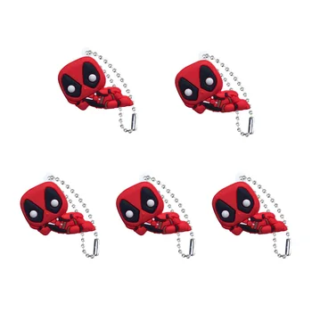 5PCS Deadpool Key Rings Accessories DIY Cartoon Key Chains Pendant Fit For Bag Xmas Gifts
5PCS Deadpool Key Rings Accessories DIY Cartoon Key Chains Pendant Fit For Bag Xmas Gifts