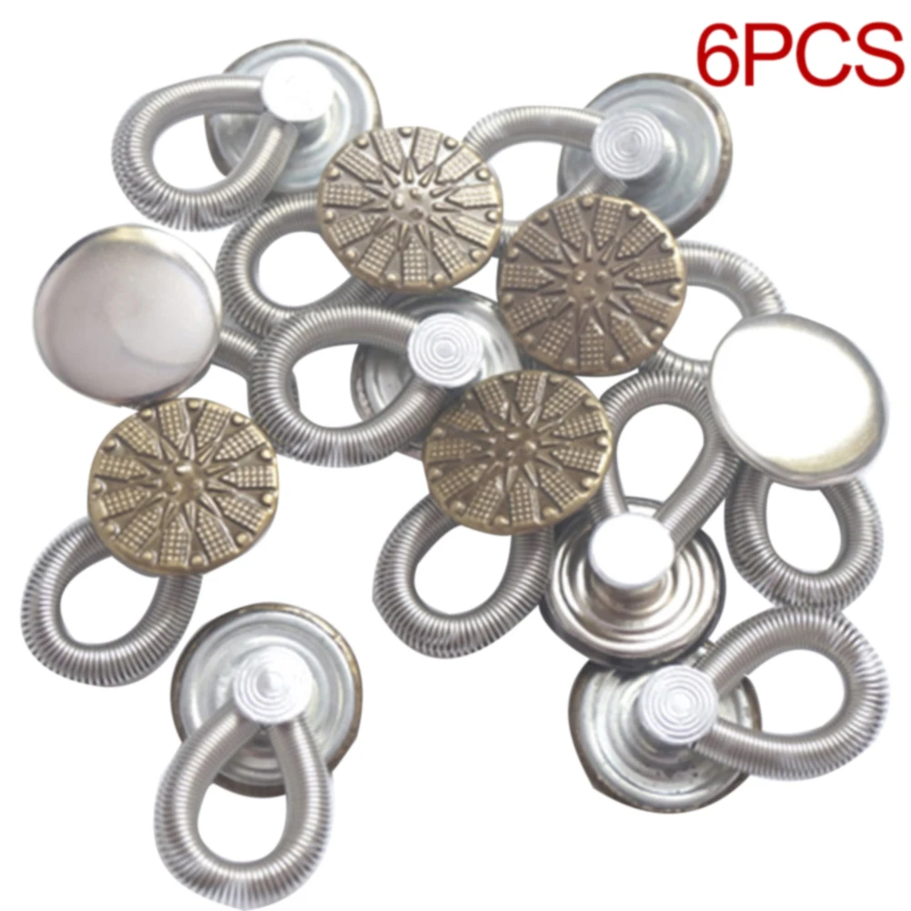 6pcs Pants Extension Spring Elastic Shirt Trouser Collar Button Durable Stretch Waistband Neck Extenders Dress Flexible Coat
6pcs Pants Extension Spring Elastic Shirt Trouser Collar Button Durable Stretch Waistband Neck Extenders Dress Flexible Coat