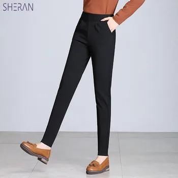 2018 Autumn Winter Korean Trousers Women Black Pants Loose large size harem pants ladies casual trousers work pants for women
2018 Autumn Winter Korean Trousers Women Black Pants Loose large size harem pants ladies casual trousers work pants for women