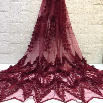 Cassiel French Laces Fabric 3D Flower Beads embroidery African Lace Fabrics High Quality 2019 For Wedding Dress
Cassiel French Laces Fabric 3D Flower Beads embroidery African Lace Fabrics High Quality 2019 For Wedding Dress