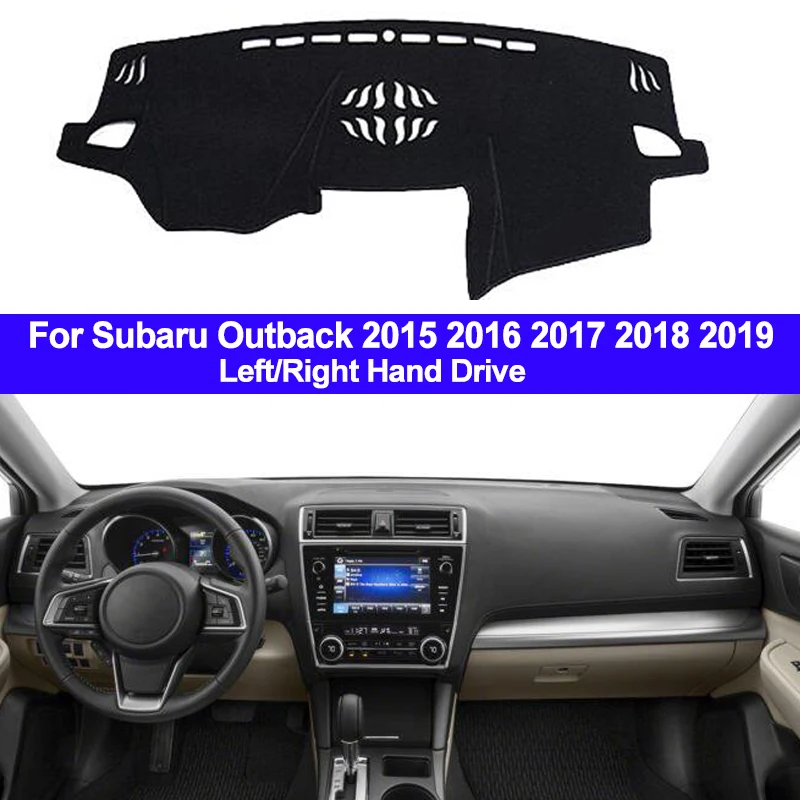 2 Layers Car Inner Dashboard Cover Cape For Subaru Outback 2015 2016 2017 2018 2019 Dashmat Pad Carpet Dash Mat Sun Shade |