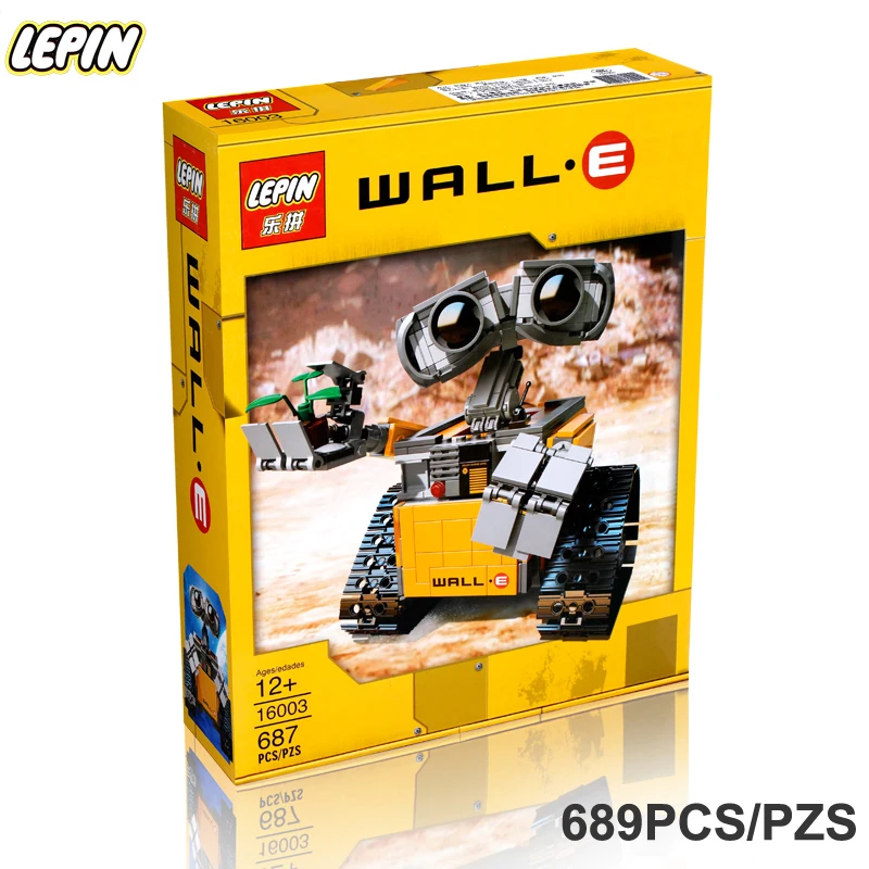 2017 New LEPIN 16003 687Pcs Idea Robot WALL-E Model Building Kits Blocks Bricks Children Toys Compatible Gift 21303
2017 New LEPIN 16003 687Pcs Idea Robot WALL-E Model Building Kits Blocks Bricks Children Toys Compatible Gift 21303