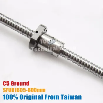taiwan TBI 1605 C5 800mm ball screw 5mm lead with SFU1605 ballnut + end machined for high precision CNC diy kit SFU set
taiwan TBI 1605 C5 800mm ball screw 5mm lead with SFU1605 ballnut + end machined for high precision CNC diy kit SFU set