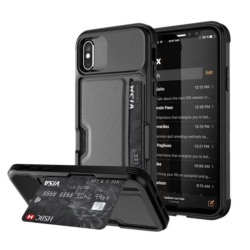 Luxury Full Protective Car Magnetic Absorption Phone Case for iPhone X XS MAX XR 6 6s 7 8 Plus Cases Card Slot Holders Cover
Luxury Full Protective Car Magnetic Absorption Phone Case for iPhone X XS MAX XR 6 6s 7 8 Plus Cases Card Slot Holders Cover