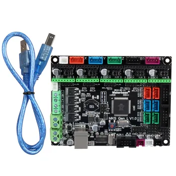 MKS Gen-L V1.0 Controller Board 3D Printer Board Compatible Ramps 1.6 Mega 2560 R3 Support A4988/DRV8825/TMC2130/TMC2208 Driver
MKS Gen-L V1.0 Controller Board 3D Printer Board Compatible Ramps 1.6 Mega 2560 R3 Support A4988/DRV8825/TMC2130/TMC2208 Driver