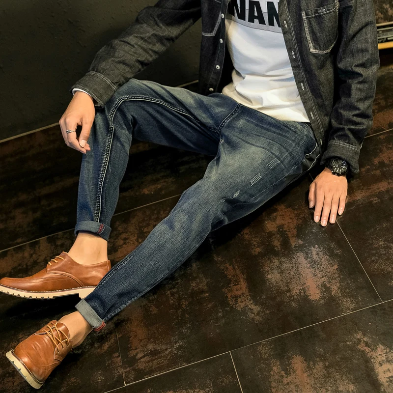 Spring Autumn Jeans Men 2018 Fashion Brand Men Slim Fit Jeans Casual Solid Denim Pant Men Jeans Top Quality Plus Size 28-42
Spring Autumn Jeans Men 2018 Fashion Brand Men Slim Fit Jeans Casual Solid Denim Pant Men Jeans Top Quality Plus Size 28-42