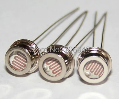 5pcs light dependent resistor LDR 5MM metal clad photoresistor,100mw
5pcs light dependent resistor LDR 5MM metal clad photoresistor,100mw