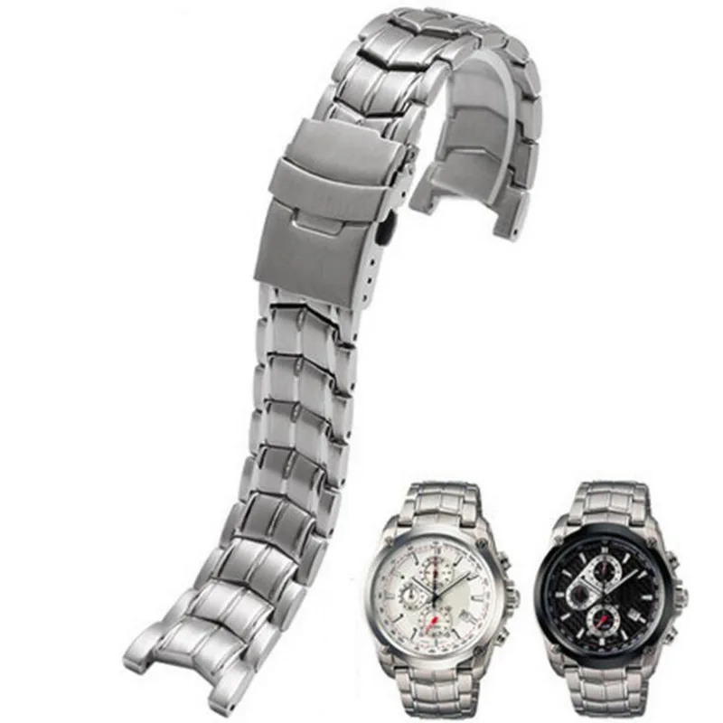 neway Brushed Stainless Steel Genuine Watch band For CASIO Edifice EF 524 Watch Strap Bracelet Men Watchband Silver Safety Clasp
neway Brushed Stainless Steel Genuine Watch band For CASIO Edifice EF 524 Watch Strap Bracelet Men Watchband Silver Safety Clasp
