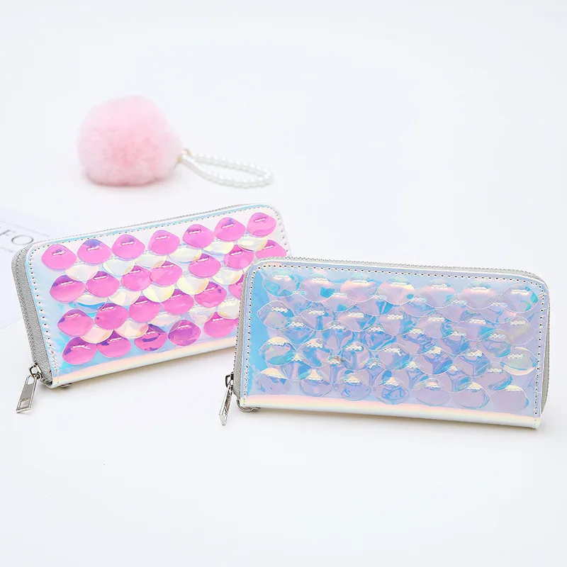 Wallet Women Handbag Holographic Leather Laser Organizer Wallets Ladies Long Wristlet purses Female Coin Girl Purse Card Pocket
Wallet Women Handbag Holographic Leather Laser Organizer Wallets Ladies Long Wristlet purses Female Coin Girl Purse Card Pocket