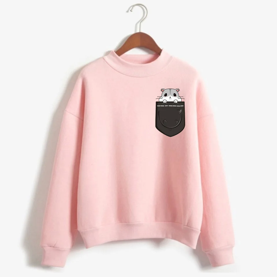 Pocket Hamster Sweatshirt Women/Men Pink White Oversized Lovely Animal Print Hoodie Sweatshirt Pocket Pet Fashion Casual Clothes
Pocket Hamster Sweatshirt Women/Men Pink White Oversized Lovely Animal Print Hoodie Sweatshirt Pocket Pet Fashion Casual Clothes