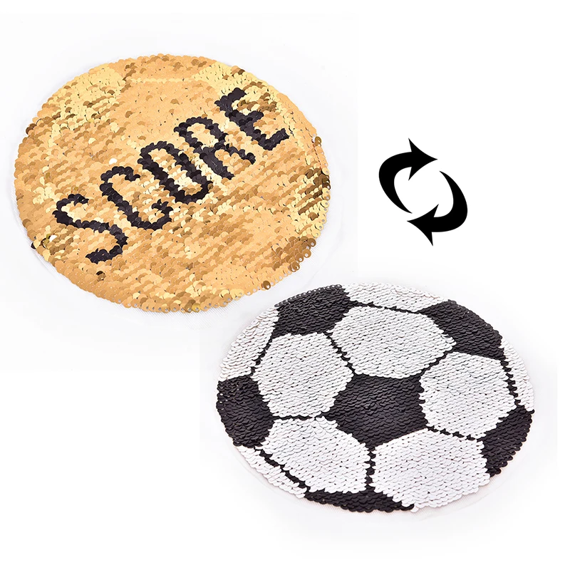 Change Color Football Reversible Sequins Sew On Patches For Clothes DIY Patch Applique Bag Clothing Coat Sweater Crafts
Change Color Football Reversible Sequins Sew On Patches For Clothes DIY Patch Applique Bag Clothing Coat Sweater Crafts