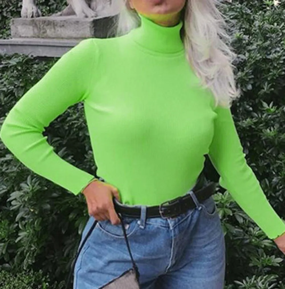 2018 Autumn Winter Women Sweater Fashion Solid Long Sleeve Blouse Tops Warm Turtleneck Slim Sweater Ladies Casual Pullover
2018 Autumn Winter Women Sweater Fashion Solid Long Sleeve Blouse Tops Warm Turtleneck Slim Sweater Ladies Casual Pullover