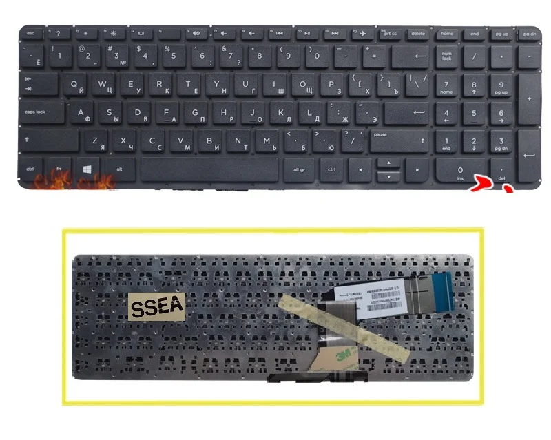 SSEA New Russian Keyboard black for HP Pavilion 15-P 17-F 17-F000 17-P000 17-F040 17-F115 15-P011st RU Keyboard no frame
SSEA New Russian Keyboard black for HP Pavilion 15-P 17-F 17-F000 17-P000 17-F040 17-F115 15-P011st RU Keyboard no frame
