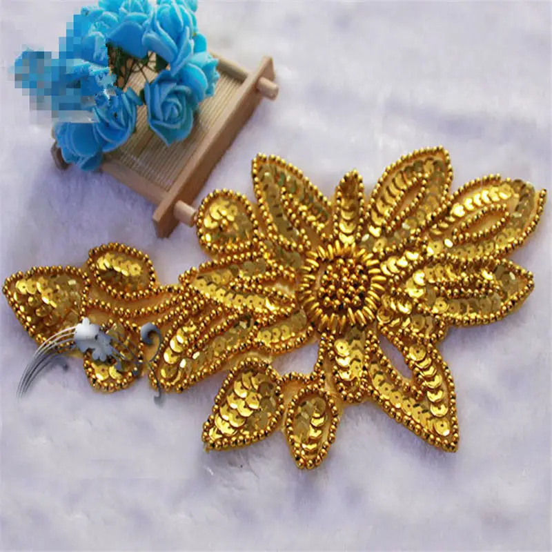 DoreenBeads Handmade Sequined Patch Gold Color Flower Shape Sew Stick On Appliqued Dancing Costume Headdress Garment Tool 1PC
DoreenBeads Handmade Sequined Patch Gold Color Flower Shape Sew Stick On Appliqued Dancing Costume Headdress Garment Tool 1PC