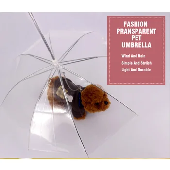 Pet Transparent Dog Umbrella PE Plastic Puppy Umbrella Dog Rainy Day Gear Guide Keeping Pets Dry Comfortable In The Rain Of Snow
Pet Transparent Dog Umbrella PE Plastic Puppy Umbrella Dog Rainy Day Gear Guide Keeping Pets Dry Comfortable In The Rain Of Snow
