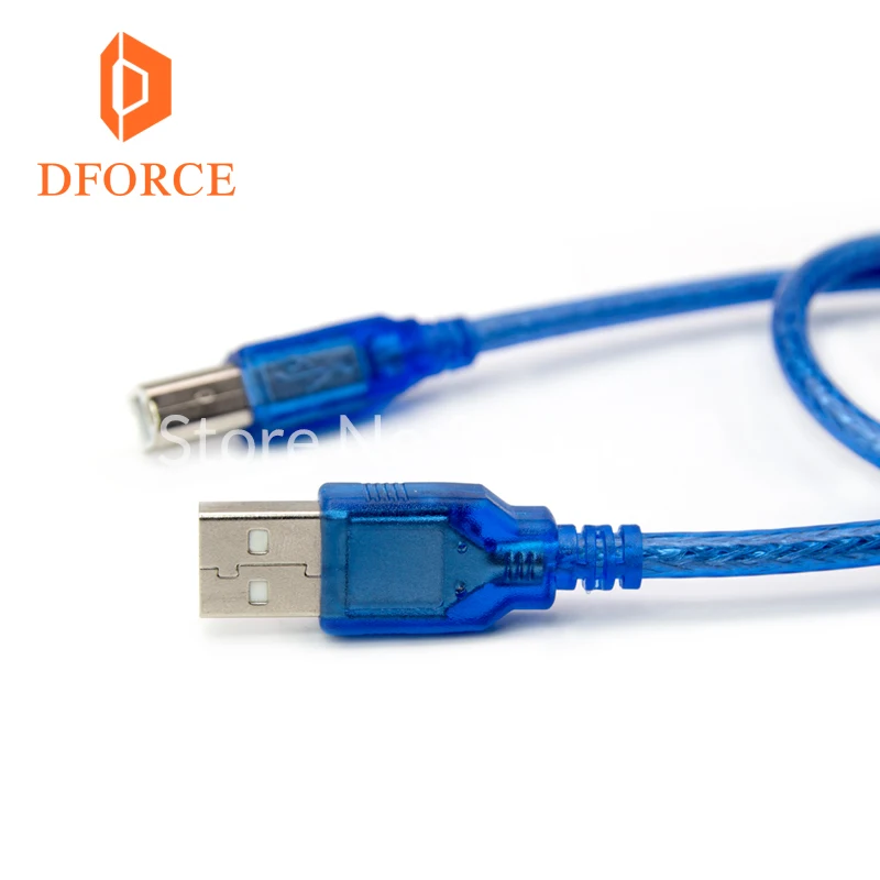 Удлинительный кабель для принтера 52 см USB 2 0 A штекер в компьютерный провод