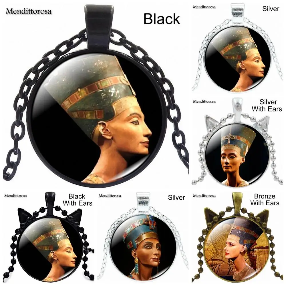 EJ Glaze Nefertiti For Girls Gift Luxury Brand Jewelry With Silver/Bronze Plated Glass Cabochon Choker Pendant Necklae
EJ Glaze Nefertiti For Girls Gift Luxury Brand Jewelry With Silver/Bronze Plated Glass Cabochon Choker Pendant Necklae