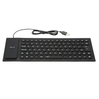 Rollup USB Keyboard Foldable Flexible 85 Keys Wired Silicone Water-resistant Washable for PC Notebook Laptop Dust-resistant
Rollup USB Keyboard Foldable Flexible 85 Keys Wired Silicone Water-resistant Washable for PC Notebook Laptop Dust-resistant