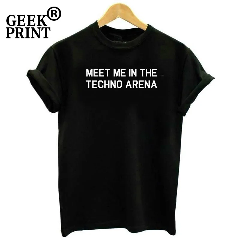 Women Tops MEET ME IN THE TECHNO PRINTED TSHIRT Lady MUSIC SLOGAN FESTIVAL TENT TEE Dropshipping
Women Tops MEET ME IN THE TECHNO PRINTED TSHIRT Lady MUSIC SLOGAN FESTIVAL TENT TEE Dropshipping