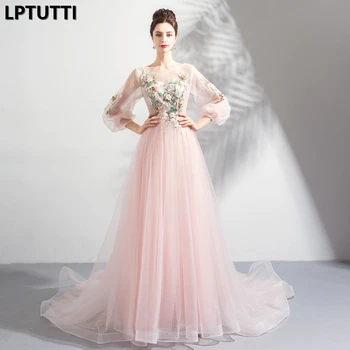 LPTUTTI Embroidery Appliques New For Women Elegant Date Ceremony Party Prom Gown Formal Gala Events Luxury Long Evening Dresses
LPTUTTI Embroidery Appliques New For Women Elegant Date Ceremony Party Prom Gown Formal Gala Events Luxury Long Evening Dresses