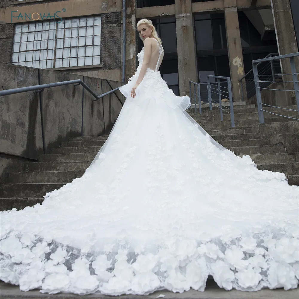 Vintage Wedding Dresses 2019 Cathedral Train Ball Gown Real Luxury Flower Pearls Bridal Gown Long Tulle Vestido de Novia IDW1
Vintage Wedding Dresses 2019 Cathedral Train Ball Gown Real Luxury Flower Pearls Bridal Gown Long Tulle Vestido de Novia IDW1