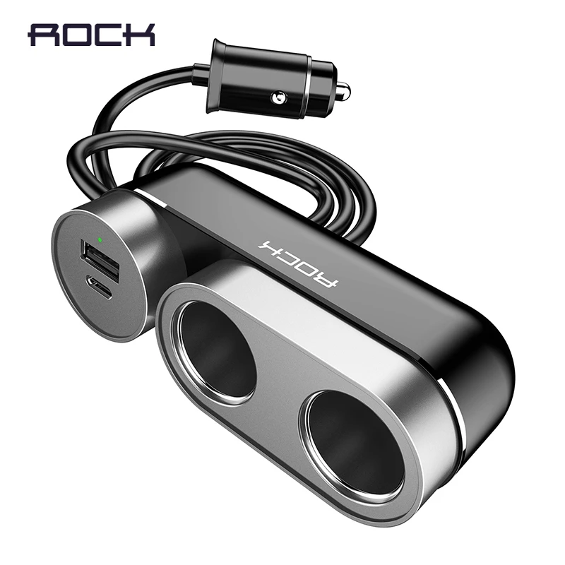 ROCK Car Charger for Universal Mobile Phone PD USB C Fast Charge Car Cigarette Lighter Slot for Tablet 4 Ports Car Phone Charger
ROCK Car Charger for Universal Mobile Phone PD USB C Fast Charge Car Cigarette Lighter Slot for Tablet 4 Ports Car Phone Charger