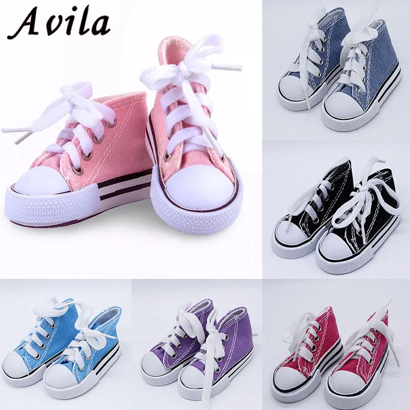 7.5cm Canvas Shoes For Dolls Cool Fashion Mini Shoes Doll Shoes for DIY handmade doll Baby Doll Accessories Sneakers
7.5cm Canvas Shoes For Dolls Cool Fashion Mini Shoes Doll Shoes for DIY handmade doll Baby Doll Accessories Sneakers