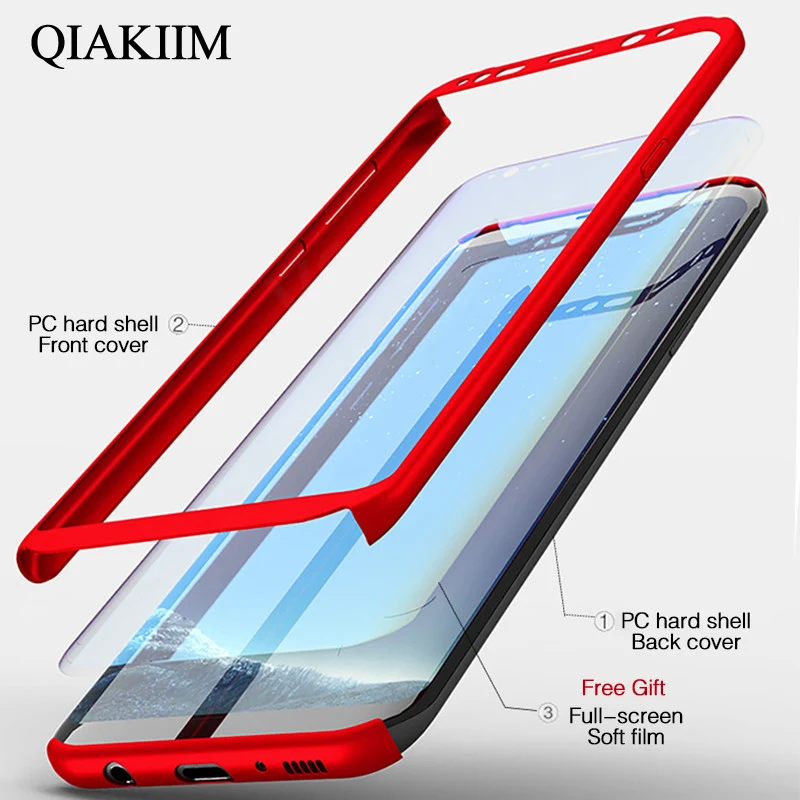 Luxury 360 Full Degree Phone Cases For Samsung S9 S8 Plus Note 8 S7 S6 Edge Case Matte Hard Shockproof Cover + Screen Protector
Luxury 360 Full Degree Phone Cases For Samsung S9 S8 Plus Note 8 S7 S6 Edge Case Matte Hard Shockproof Cover + Screen Protector