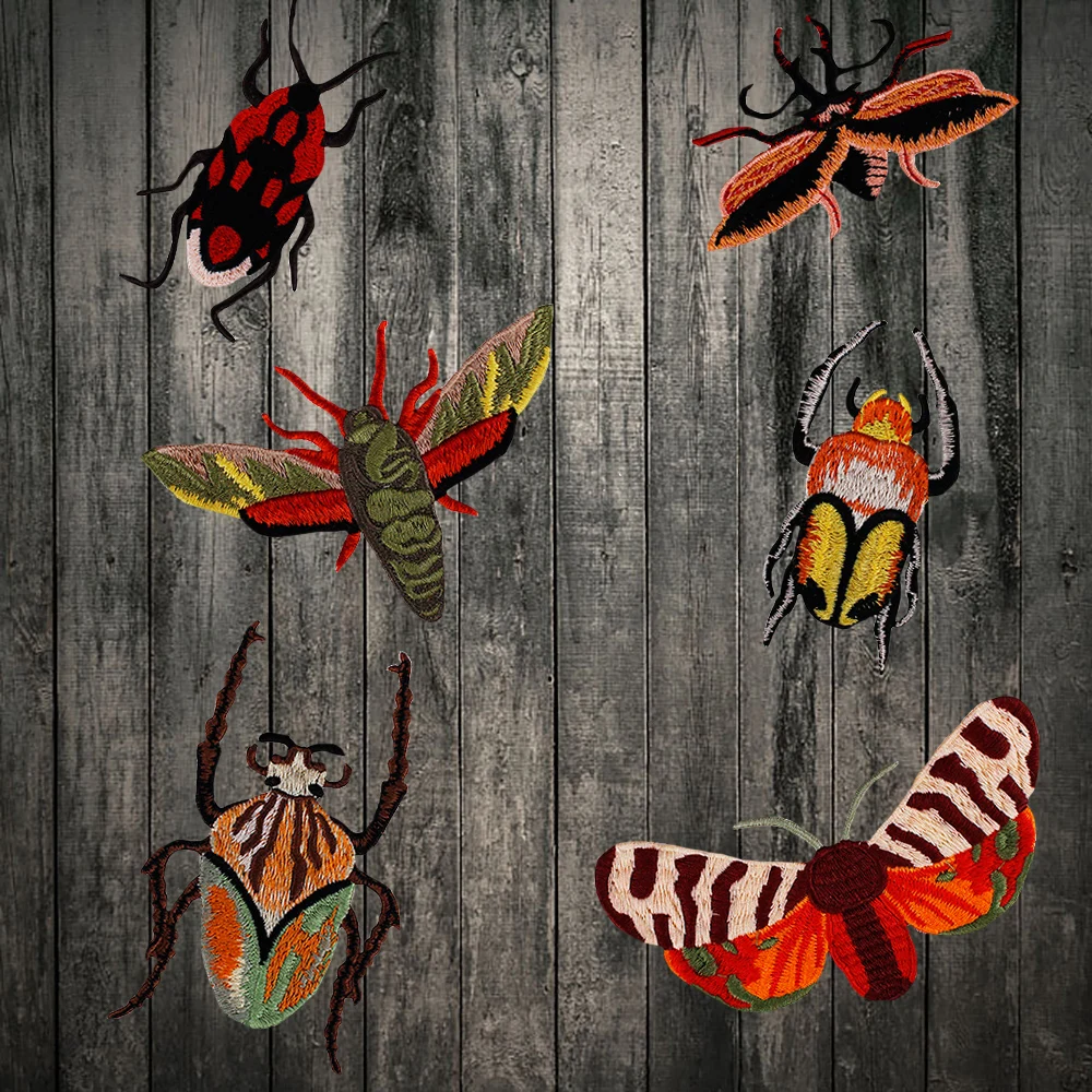 1set/6 piece Beetle butterfly patch for Clothing Sewing on Applique Patches Shirt Bag Jacket Badges for Clothe
1set/6 piece Beetle butterfly patch for Clothing Sewing on Applique Patches Shirt Bag Jacket Badges for Clothe