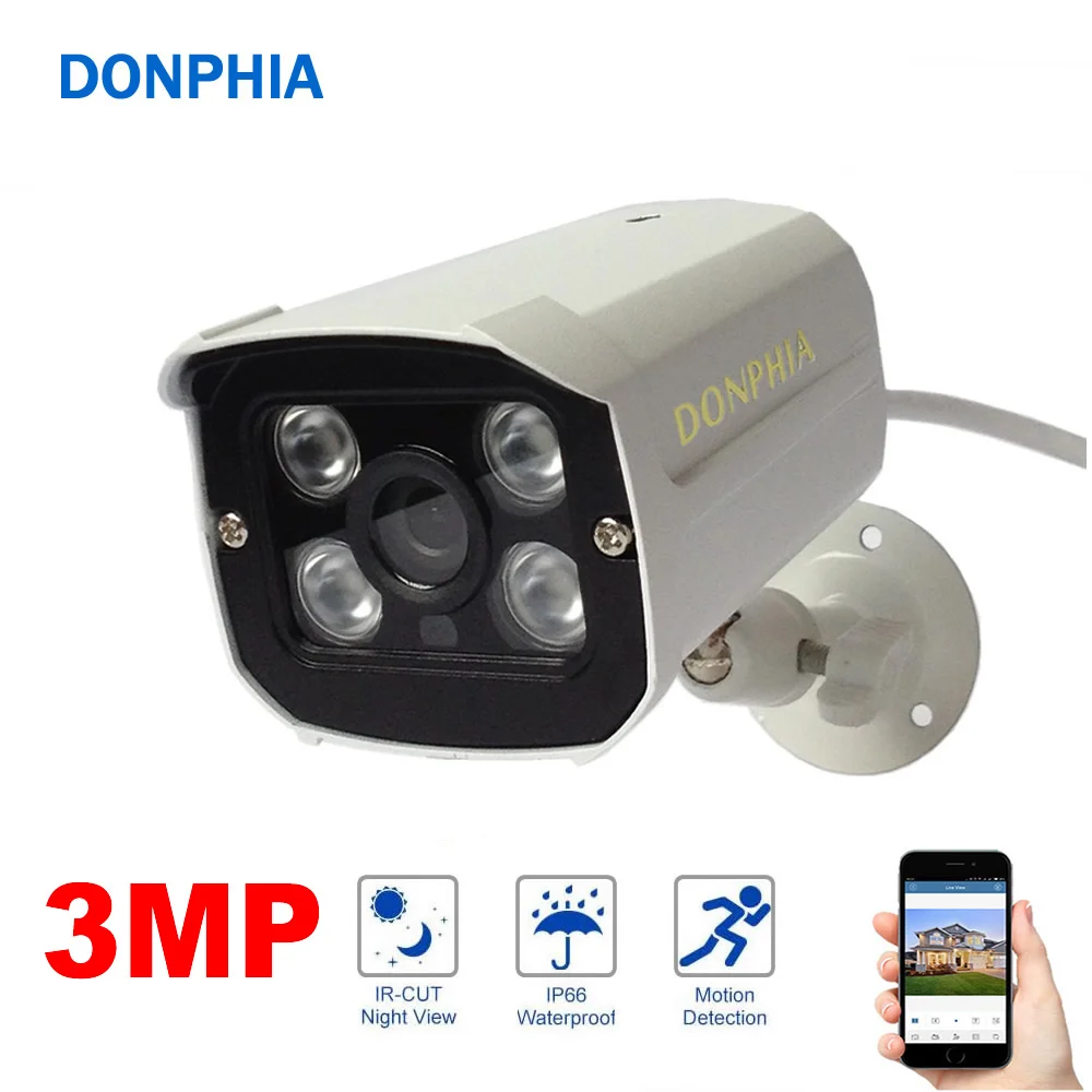 Newest 3MP IP Camera Oudoor Security Camera H.265+ ONVIF Waterproof Cloud Surveillance Camera IR Night Vision CCTV Camera
Newest 3MP IP Camera Oudoor Security Camera H.265+ ONVIF Waterproof Cloud Surveillance Camera IR Night Vision CCTV Camera