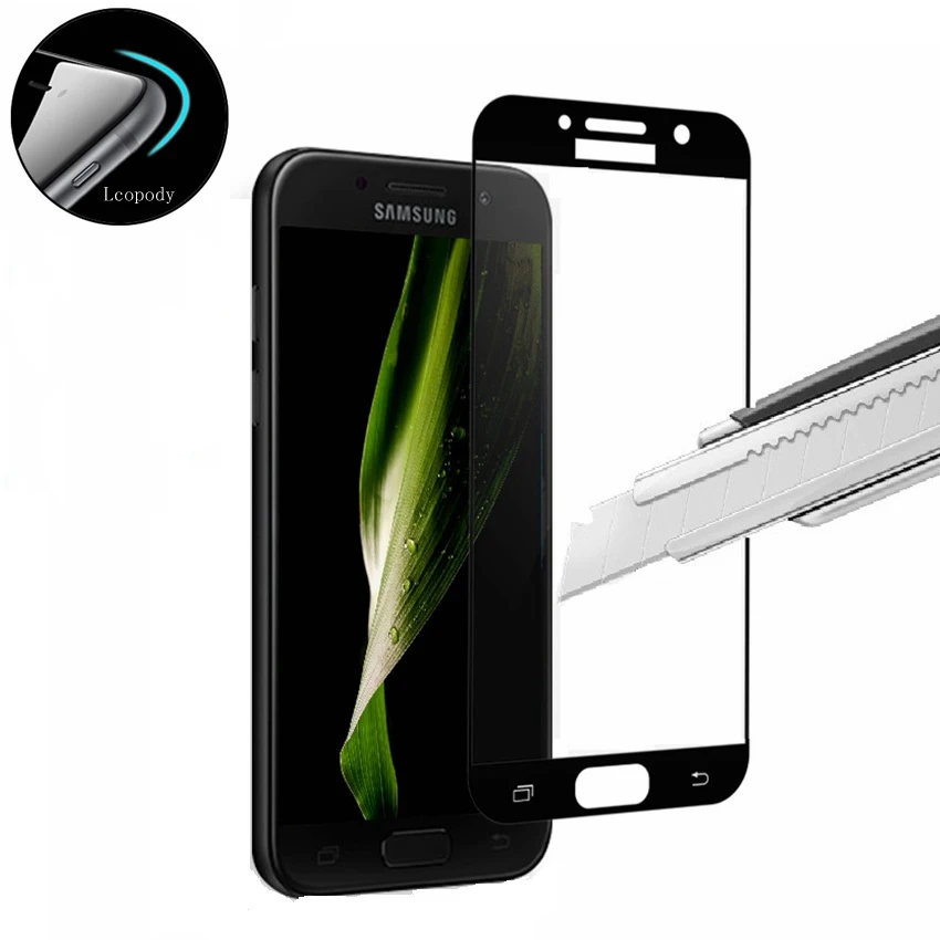 Protective-Glass-For-Samsung-Galaxy-A5-2017-A3-2016-A6-Plus-2018-A8-Screen-Protector-Tempered