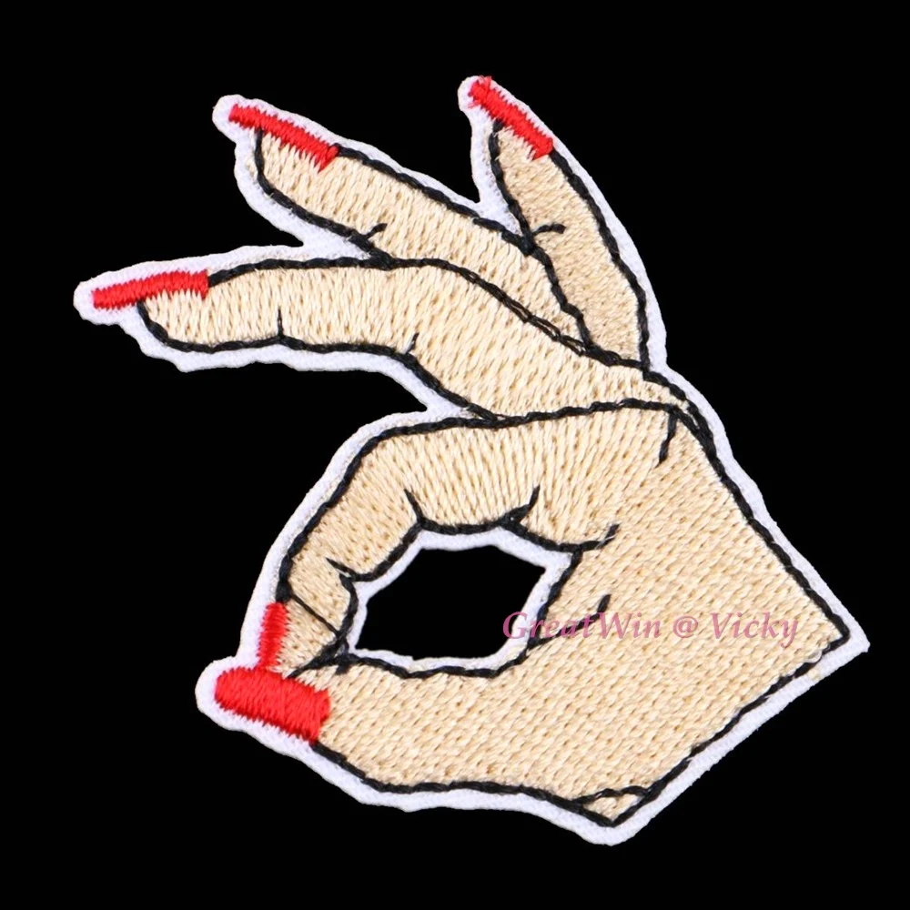 Sewing Embroidery Patches Ok Hand Patch Appliques Iron On Garment Stickers New DIY Clothes Patch
Sewing Embroidery Patches Ok Hand Patch Appliques Iron On Garment Stickers New DIY Clothes Patch