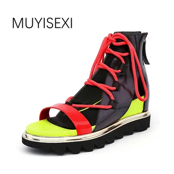 Candy Color Sandals Height Increasing Women Gladiator Sandal Platform Wedge Shoes Woman Valentine Shoes Creepers HL98 MUYISEXI
Candy Color Sandals Height Increasing Women Gladiator Sandal Platform Wedge Shoes Woman Valentine Shoes Creepers HL98 MUYISEXI