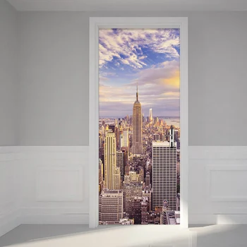 PVC Self-Adhesive Door Sticker 3D City Building Wall Paper Living Room Dining Room Home Decor Wall Decals Modern Vinyl 3D Murals
PVC Self-Adhesive Door Sticker 3D City Building Wall Paper Living Room Dining Room Home Decor Wall Decals Modern Vinyl 3D Murals