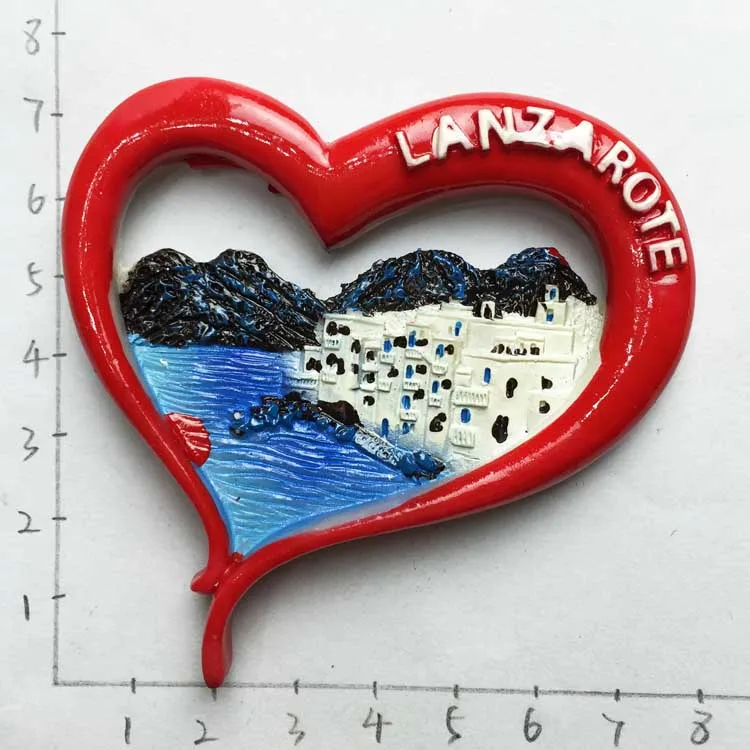 Lanzarote Heart-shaped Letters Steamboat Gran Canaria 3D Fridge Magnets Spain Travel Souvenirs Refrigerator Magnetic Stickers
Lanzarote Heart-shaped Letters Steamboat Gran Canaria 3D Fridge Magnets Spain Travel Souvenirs Refrigerator Magnetic Stickers