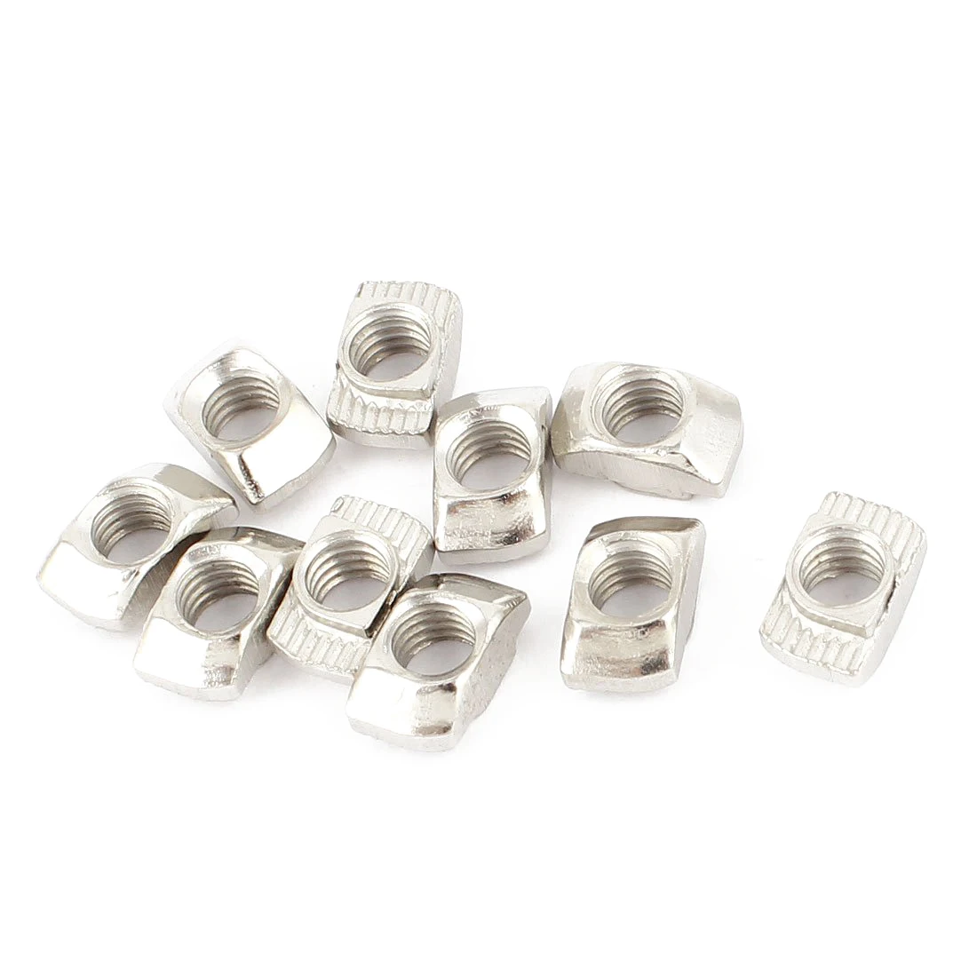 Hot sale10pcs 20 Series Compatible Drop In Type M5 T Slot Nuts 10mm x 6mm x 4.5mm
Hot sale10pcs 20 Series Compatible Drop In Type M5 T Slot Nuts 10mm x 6mm x 4.5mm