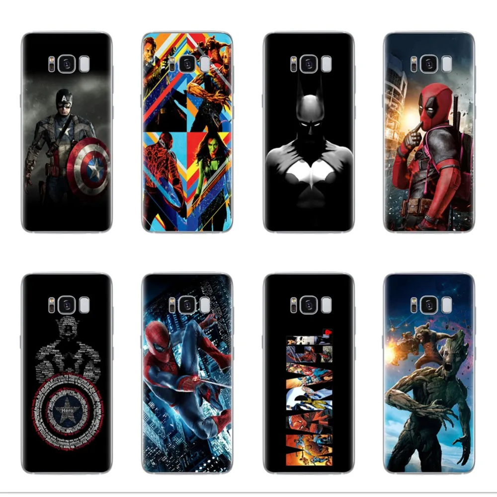 Marvel Avengers Heroes Case For Samsung S6 S7 Edge S8 S9 S10 Plus Lite Note 8 9 Soft TPU Cover iron Man Spiderman Cases Coque
Marvel Avengers Heroes Case For Samsung S6 S7 Edge S8 S9 S10 Plus Lite Note 8 9 Soft TPU Cover iron Man Spiderman Cases Coque