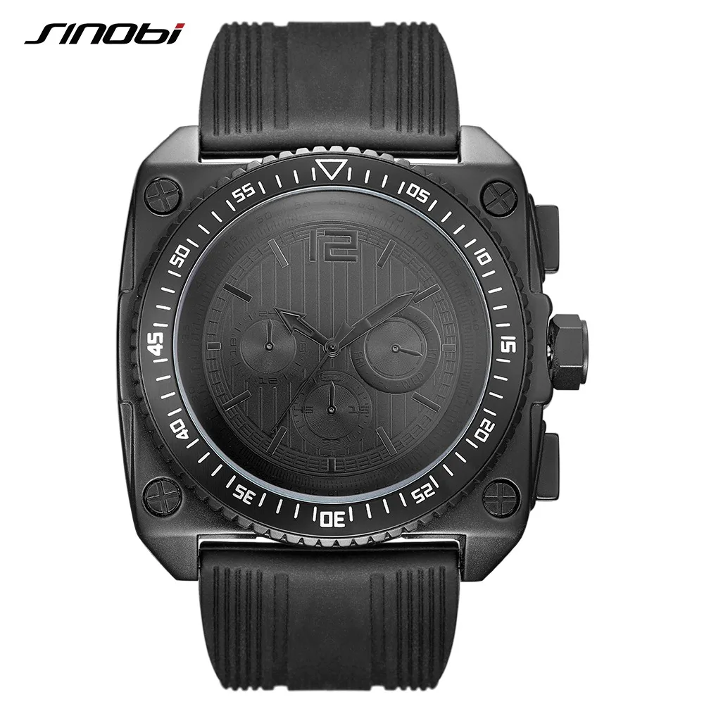 Mens Watches SINOBI Luxury Brand Military Quartz Unique Creative Sports Watch Waterproof Black Relogio
Mens Watches SINOBI Luxury Brand Military Quartz Unique Creative Sports Watch Waterproof Black Relogio